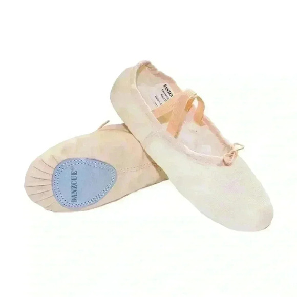Danzcue Adult Split Leather Sole Ballet Dance Slipper Pink Sz 8.5 M - Picture 2 of 15